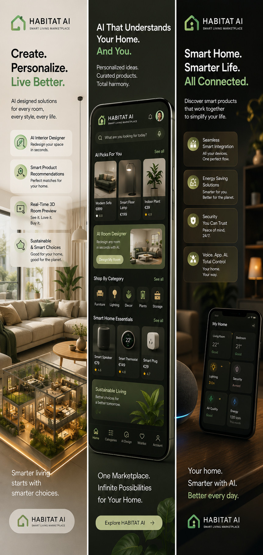 HABITAT AI — Home & Living Commerce