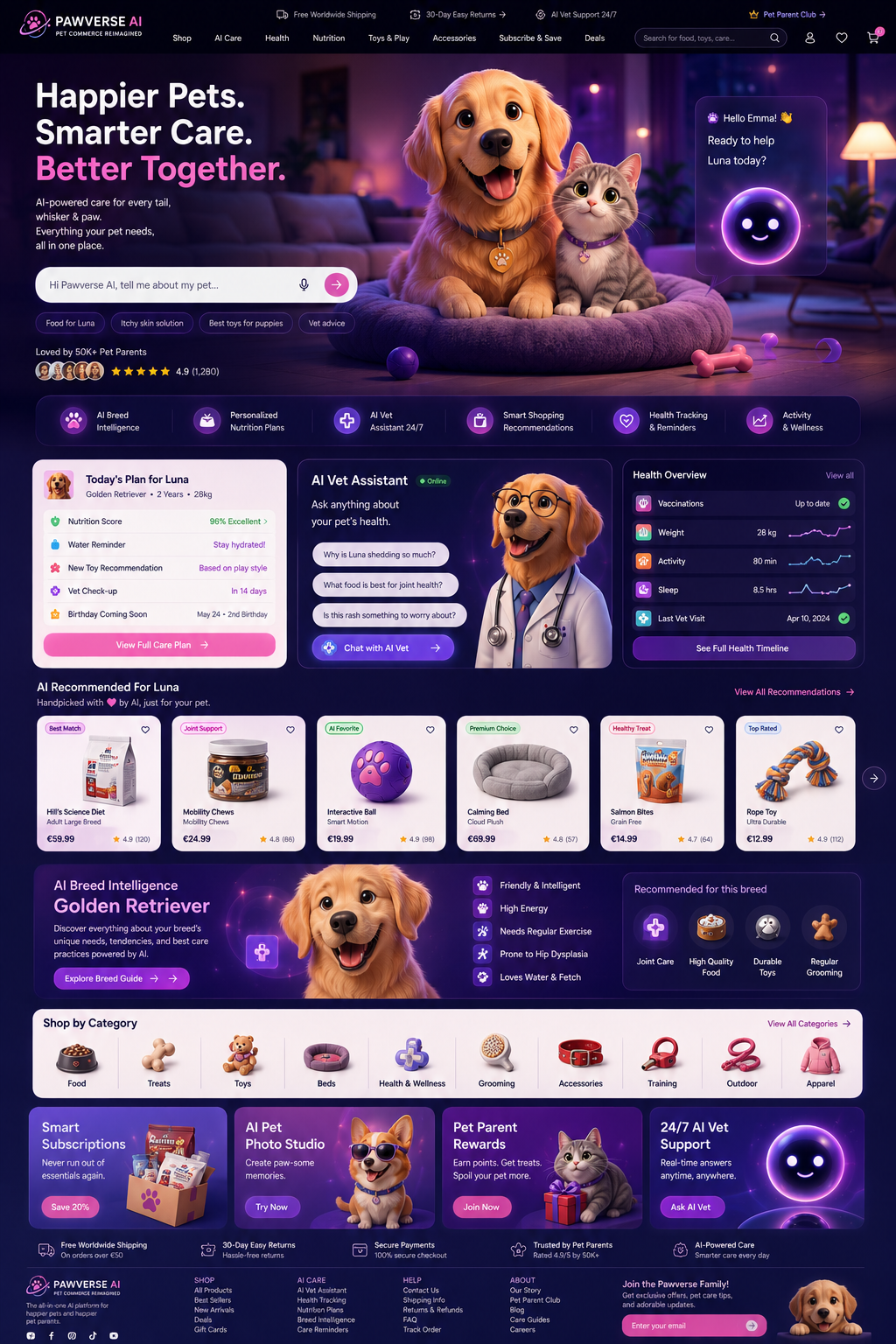 PAWVERSE AI — Pet Commerce Platform