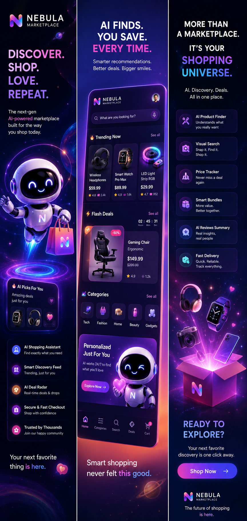 NEBULA — AI Discovery Marketplace